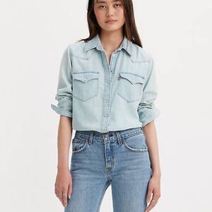 Levi's Sky Blue Button-Up Shirt